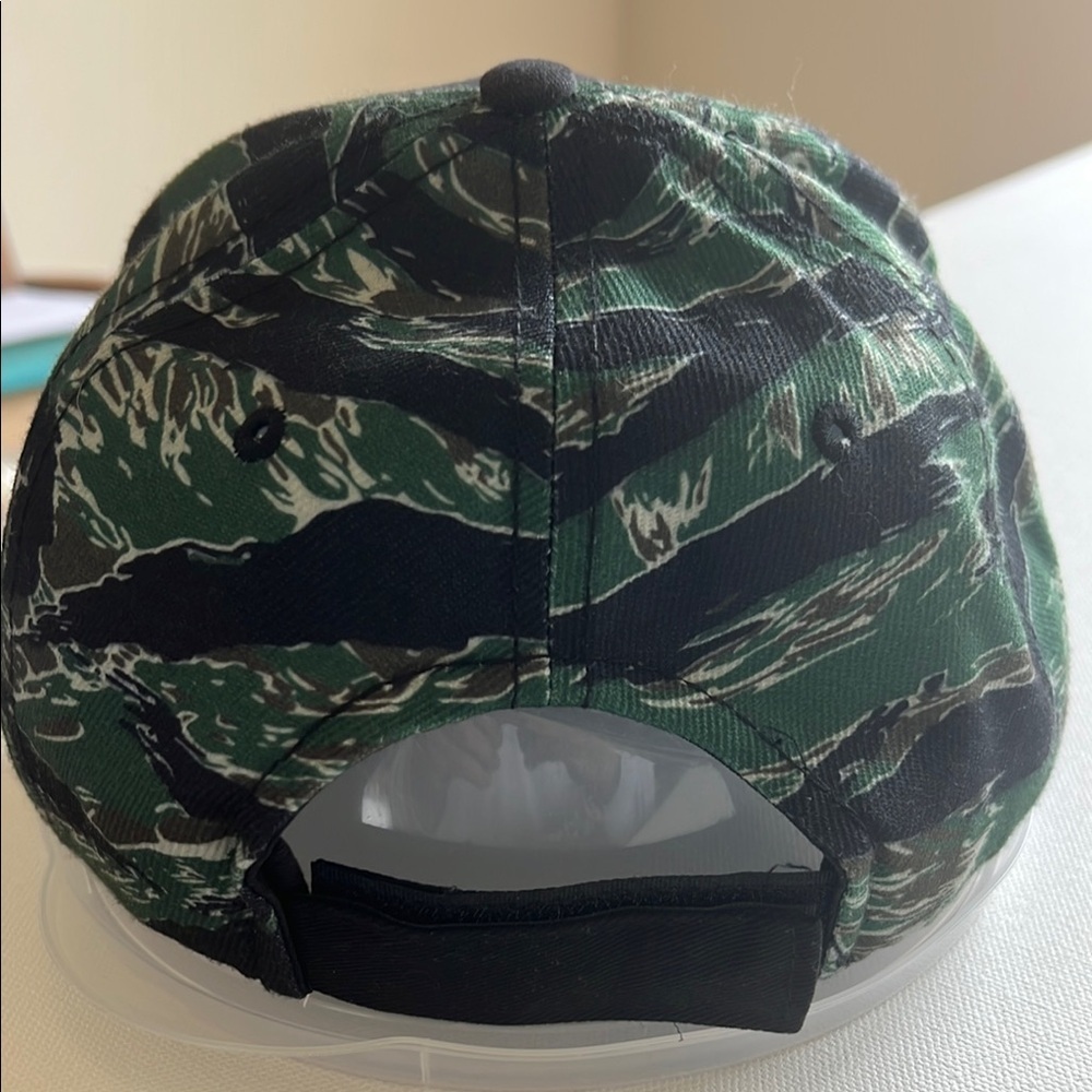 Black Canyon American Loud & Proud Rider Hat Black Green Camouflage Adjustable - Picture 4 of 10